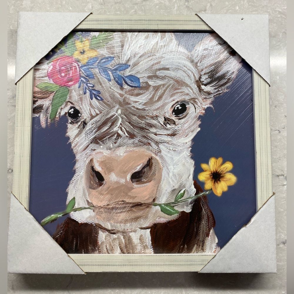 Adorable Cow Wall Art - New